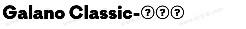 Galano Classic字体转换
